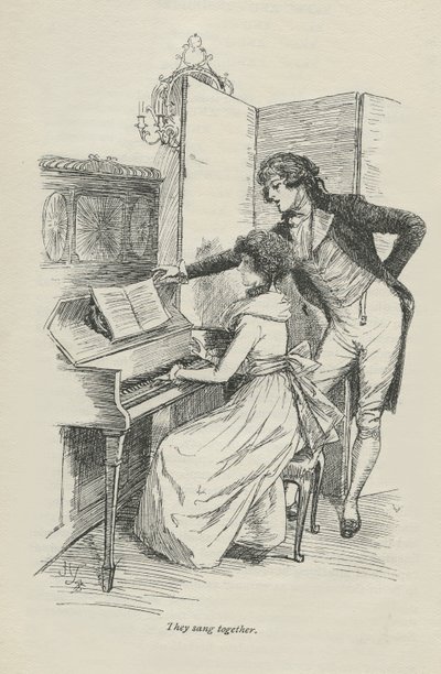 De sjöng tillsammans, 1896 av Hugh Thomson