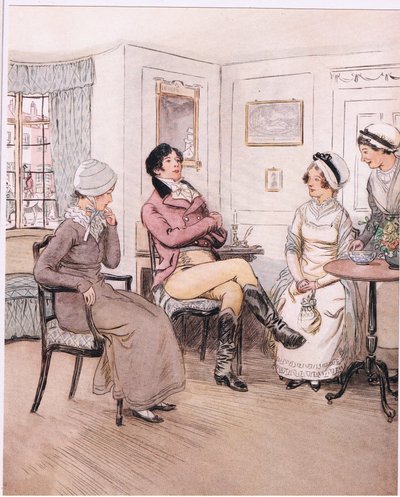 Valentine: "Jag ångrar att de är ute, Patty, men jag kommer att invänta deras återkomst". (litho) av Hugh Thomson