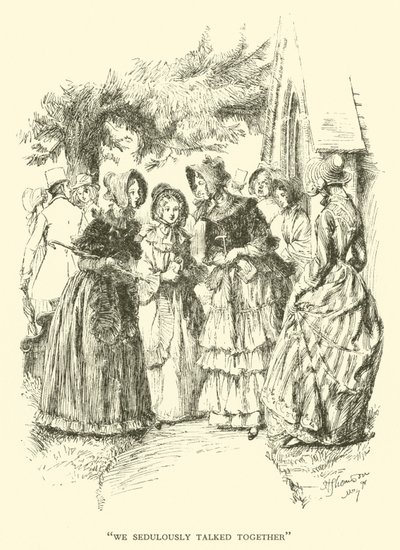 Vi talade seduously tillsammans (gravyr) av Hugh Thomson