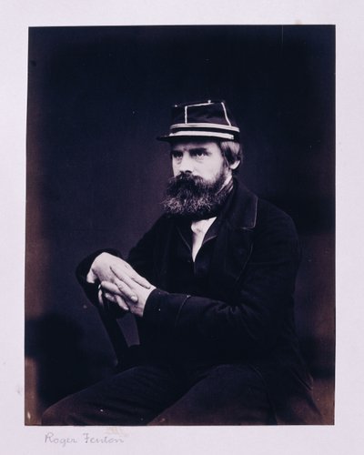 Porträtt av Roger Fenton av Hugh Welch Diamond