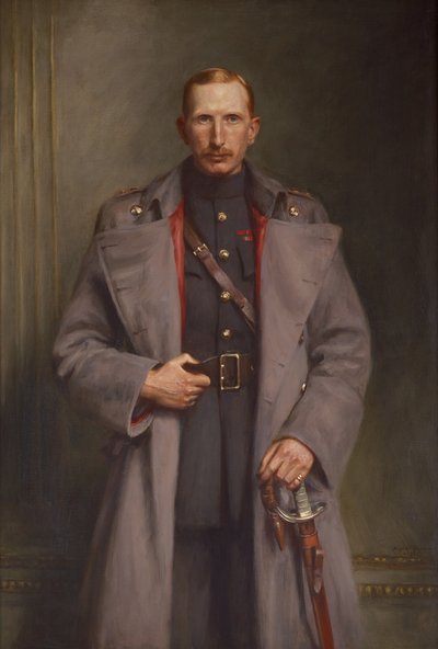 Porträtt av Alan, 8:e hertigen av Northumberland av Hugh de Twenebrokes Glazebrook