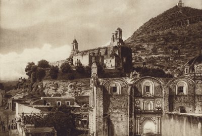 Mexiko: Atlixco (svartvitt foto) av Hugo Brehme