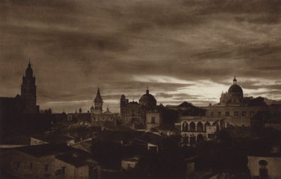 Mexiko: Cuernavaca (svartvitt foto) av Hugo Brehme
