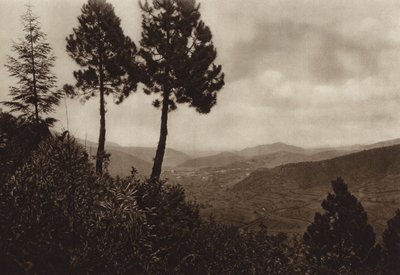 Mexiko: Huixquilucan (svartvitt foto) av Hugo Brehme
