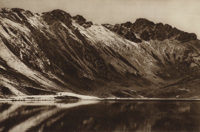 Mexiko: Nevado de Toluca, Estado Mejico (svartvitt foto) av Hugo Brehme