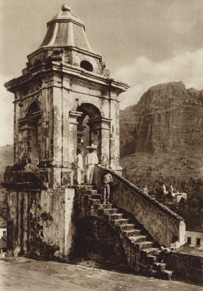 Mexiko: Taxco (svartvitt foto) av Hugo Brehme