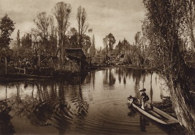 Mexiko: Tlahuac (svartvitt foto) av Hugo Brehme