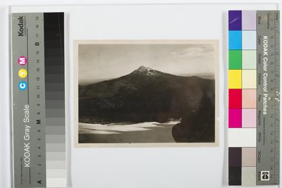 Ixtalazíhuatl från Popocatépetl, ca 1920 (gelatinsilvertryck) av Hugo Brehme