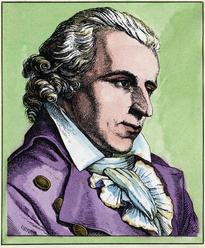 Porträtt av den tyske historikern och poeten Friedrich von Schiller (1759-1805) av Hugo Bürkner
