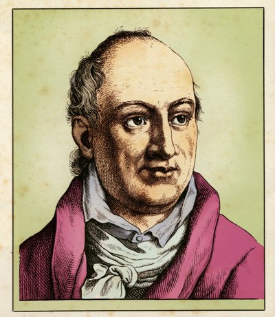 Salomon GESSNER (1 april 1730-2 mars 1788) 1854 (gravyr) av Hugo Bürkner