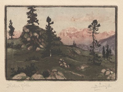 Hög Gull. av Hugo Burghel