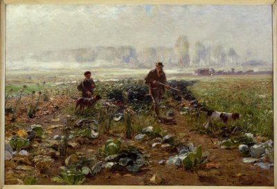 Höstmorgon av Hugo Muhlig