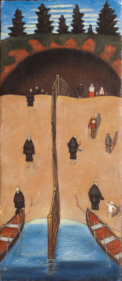 Vid porten till Tuonela av Hugo Simberg