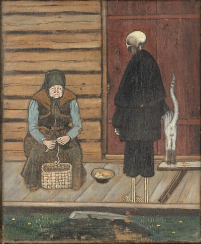 Döden och potatisskalaren av Hugo Simberg