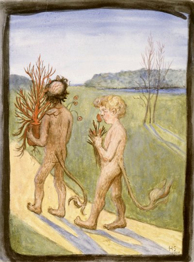 Blommor till henne av Hugo Simberg