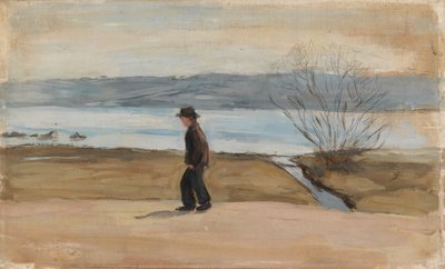 Den sårade ängeln, landskapsstudie av Hugo Simberg