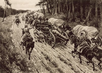 Västfrontens litho av Hugo Ungewitter