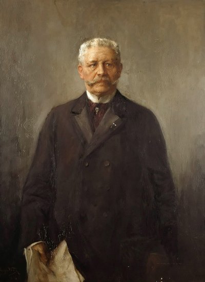 Porträtt av Paul von Hindenburg 1847-1934, 1926. av Hugo Vogel