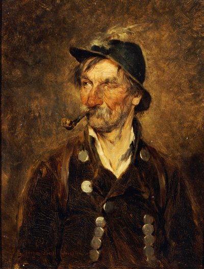 Den gamle jägaren, 1879 av Hugo Wilhelm Kauffman