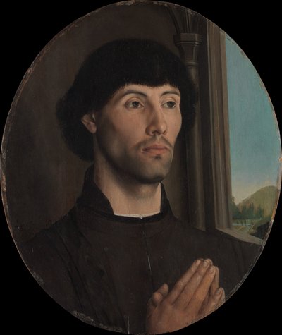 Porträtt av en man, ca. 1475. av Hugo van der Goes