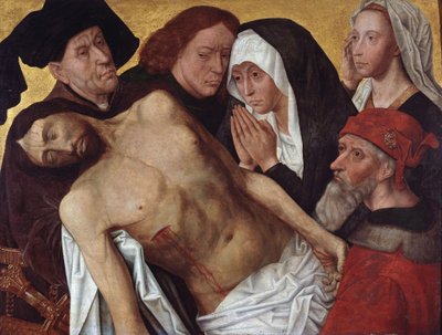 Kristi klagan, ca 1500-25 (olja på pannå) av Hugo van der Goes
