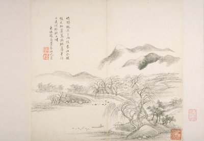 Album After Old Masters And Poems (album (10 blad), bläck på papper) av Hui Wang
