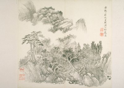 Album After Old Masters And Poems (album (10 blad), bläck på papper) av Hui Wang
