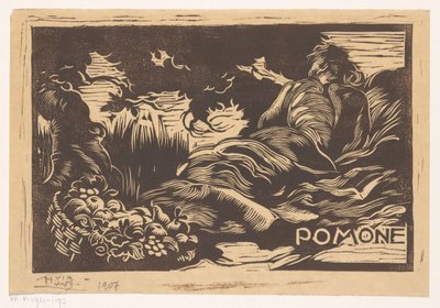 Pomona av Huib Luns (signed by artist)