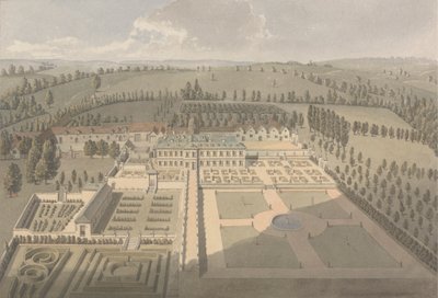 Sarsden House and Gardens, Oxfordshire: Fågelperspektiv av Humphrey Repton