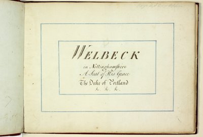 Röd bok: Welbeck av Humphry Repton