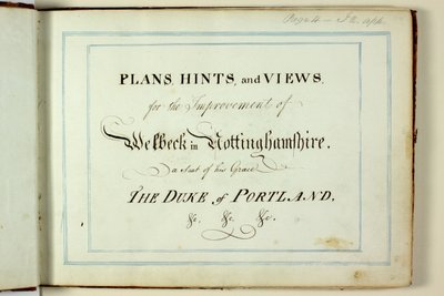 Röd bok: Welbeck av Humphry Repton
