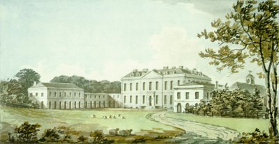 Röd bok för Sheringham Hall, ca 1812 av Humphry Repton