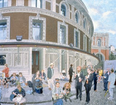 Promenaders på The Last Night, Royal Albert Hall, detalj av Huw S. Parsons