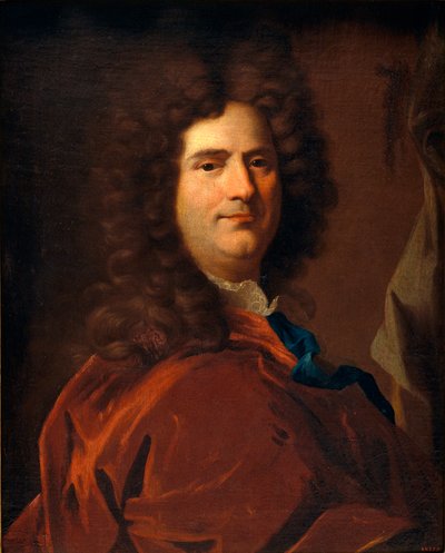 Självporträtt - Självporträtt - Målning av Hyacinthe Francois Honore Rigaud (1659-1743) - ca 1705 - Olja på duk - 65,5x53,5 - Museu Nacional d