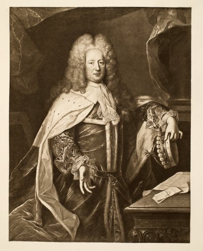 Henry St. John, viscount of Bollingbroke, pub. 1902 (kollotyp) av Hyacinthe Francois Rigaud