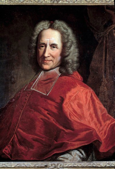 Porträtt av kardinal Guillaume Dubois, Archveque of Cambrai (1656-1723) Målning av Hyacinthe Rigaud (1659-1743). 1700-talet. Brives. Musee Labenche - Porträtt av kardinal Guillaume Dubois, ärkebiskop av Cambrai (1656-1723). Målning av Hyacinthe Rig av Hyacinthe Francois Rigaud