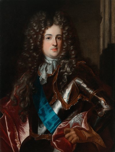 Porträtt av Aleksander Benedykt Stanisław Sobieski 1677-1714 av Hyacinthe François Honoré Rigaud Circle of