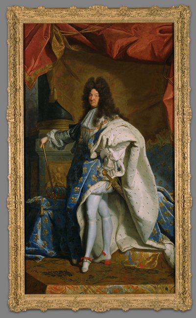 Porträtt av Ludvig XIV av Hyacinthe Rigaud