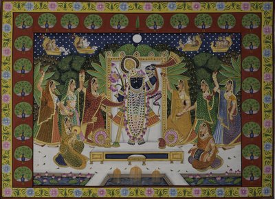 Gopis som dyrkar Krishna av IMAGINEERS STUDIO