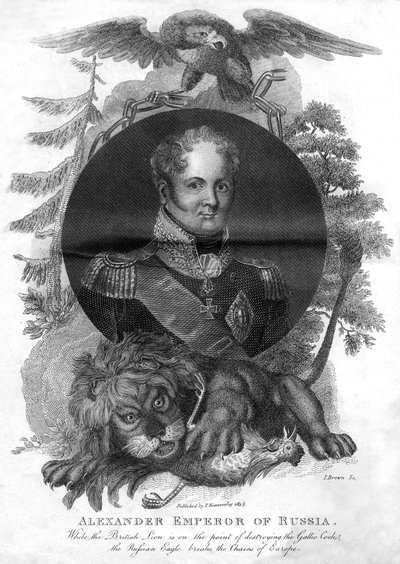 Alexander I, kejsare av Ryssland 1777-1825, 1816. av I. Brown