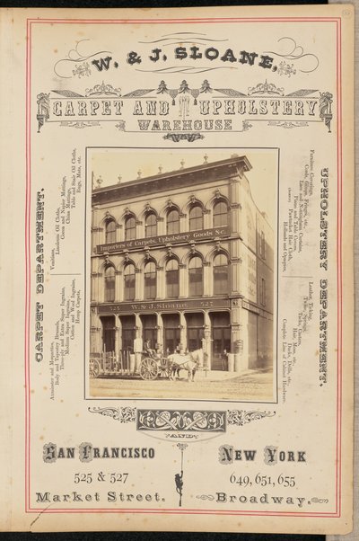 [W. and J. Sloane Carpet and Upholstery Warehouse, San Francisco] av I. W. Taber