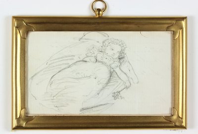 William John Arthur Charles James Cavendish Bentinck (penna på papper) av Ida Brown Kinnaird