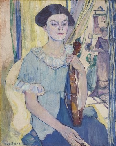 Violinist. 1906 av Ida Gerhardi