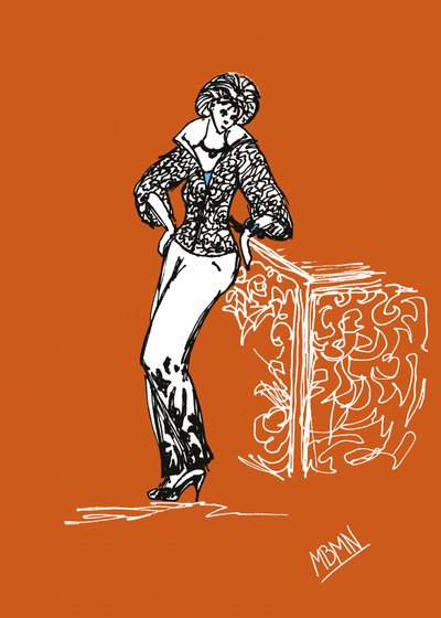 Elegant modeskiss av Ida Publishing