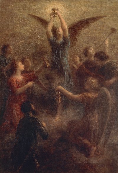 Frankrike, Paris, Den heliga Graal av Ignace Henri Jean Fantin Latour