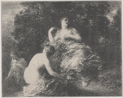 Badgästerna av Ignace Henri Jean Fantin Latour