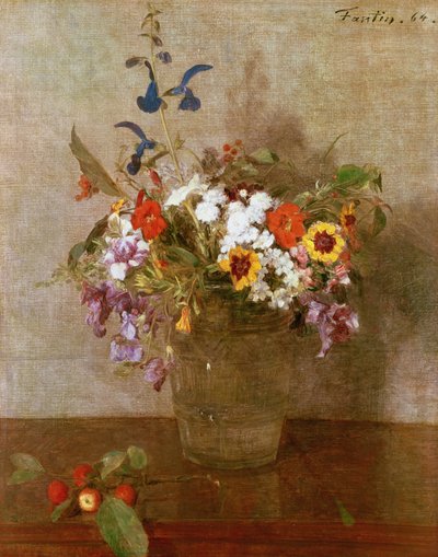 Höstblommor, 1864 av Ignace Henri Jean Fantin Latour