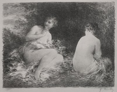 Badgäster, 1899. av Ignace Henri Jean Fantin-Latour