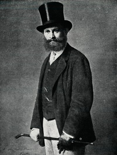 Edouard Manet. Från Fantin-Latours porträtt, 1901 av Ignace Henri Jean Fantin Latour