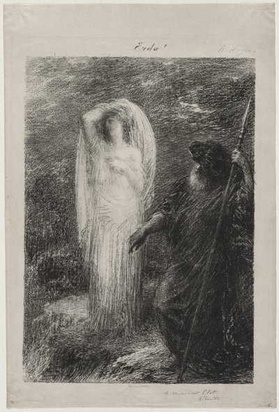 LEvocation dErda, 1885. av Ignace Henri Jean Fantin-Latour